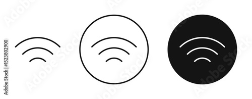 Wifi icon illustration vector symbol set