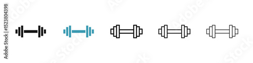 Gym icon illustration vector symbol set