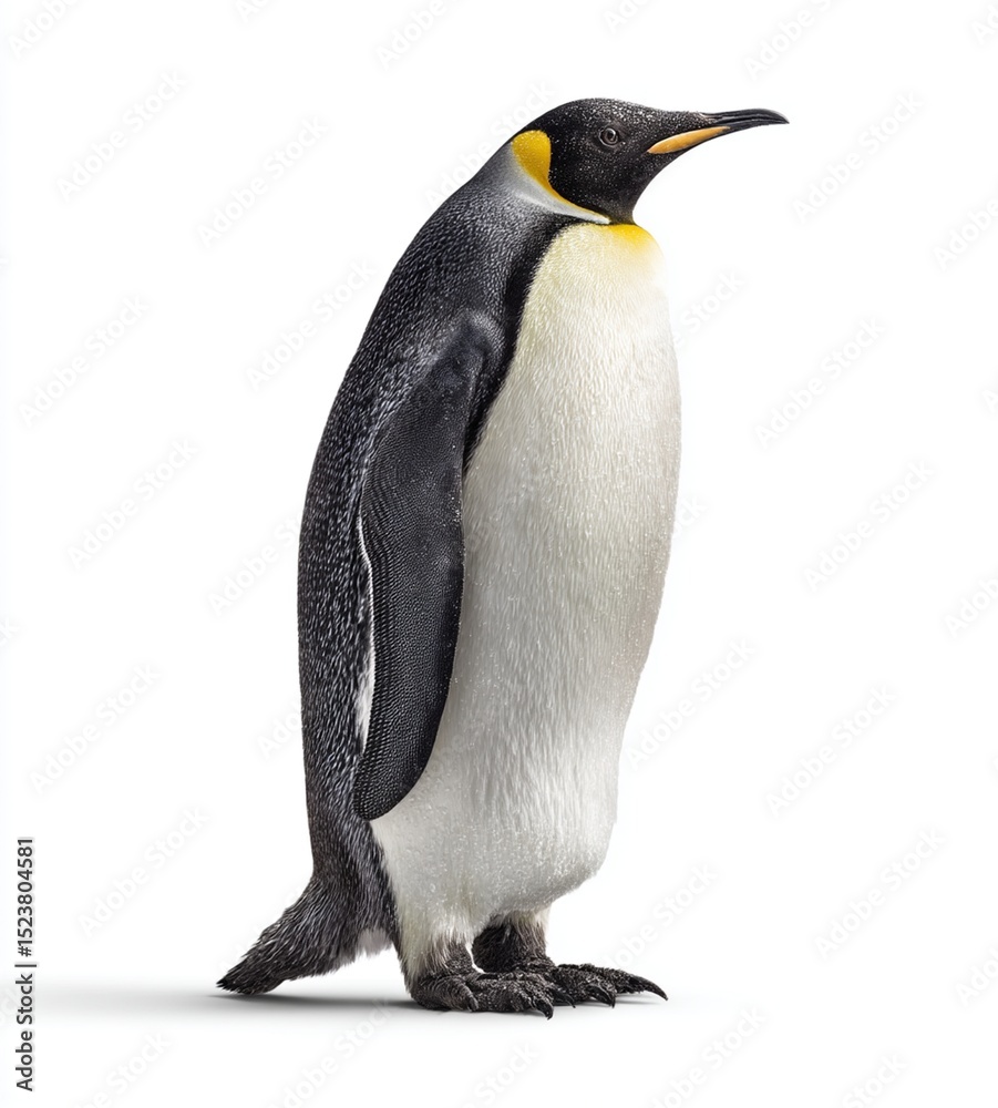 Fototapeta premium penguin isolated on white background