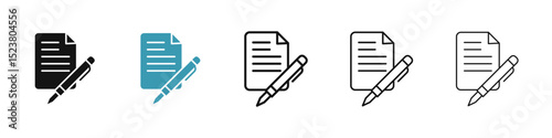Form icon illustration vector symbol set