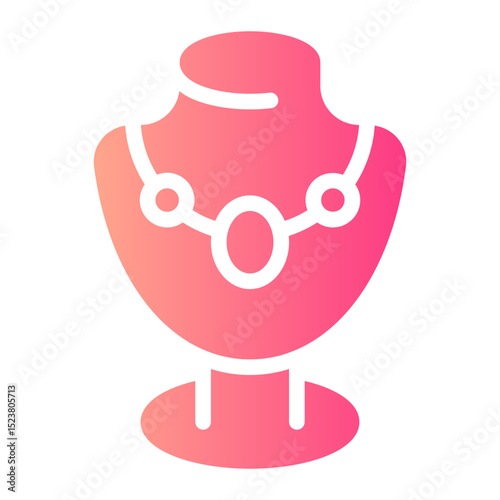 necklace gradient icon