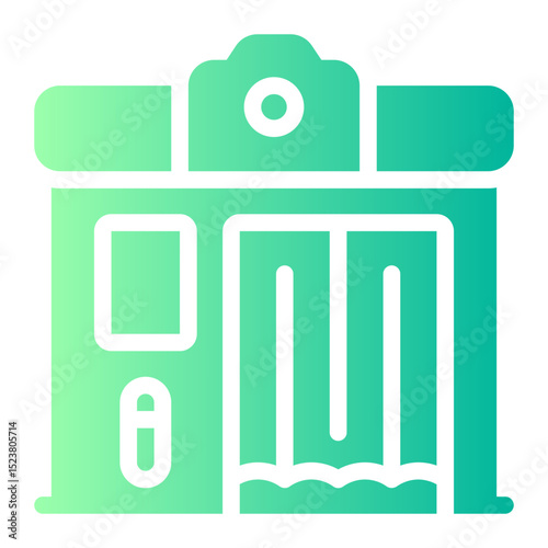 photo booth gradient icon