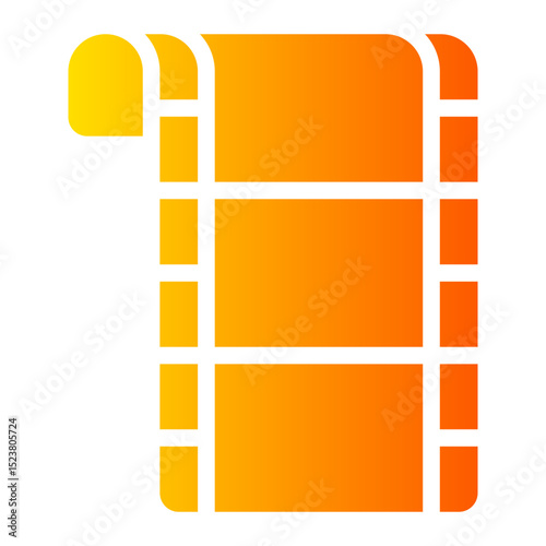 photo strip gradient icon