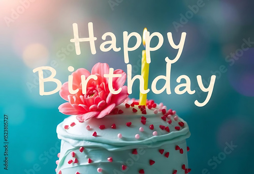 Happy Birthday Cupcake A Festive City Landscape