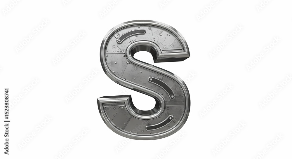 Naklejka premium letter S