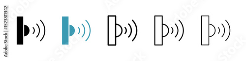 Infrared line icon in art style vector