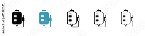 Intravenous line icon in art style vector