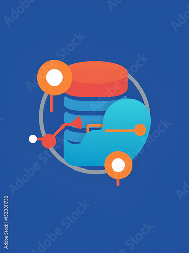 Data Aggregation Vector Icon