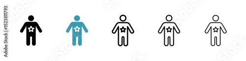 Good human line icon in art style vector