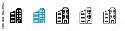 Company line icon in art style vector