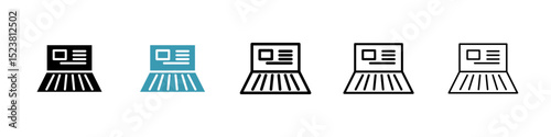 Bankbook line icon in art style vector