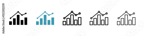 Benchmarking line icon in art style vector