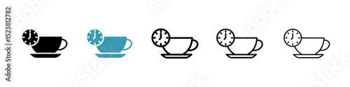 Break line icon in art style vector