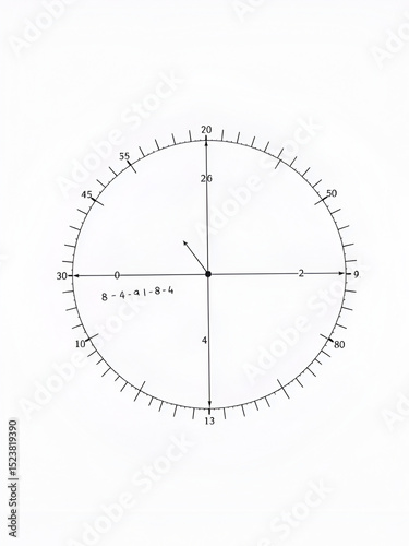 Trigonometry cofunction identities in radians on the white background. Education. Science. School. Vector illustration.