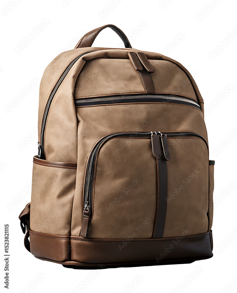 Naklejka premium backpack isolated on white