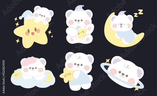 set of cartoon animals