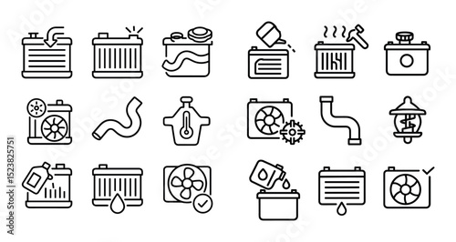 Radiator Service Icons