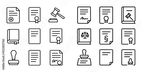 Legal Icons Grid