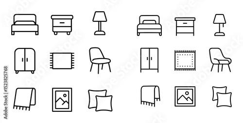 Minimalist Bedroom Icons