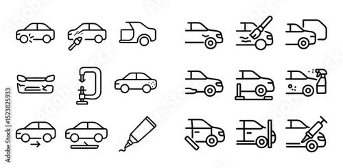 Bodywork Service Icons