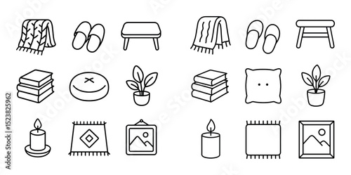 Minimalist Living Room Icons