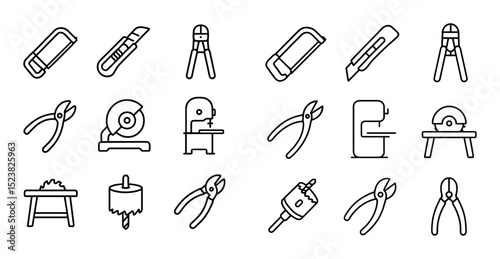 Cutting Tools Icons