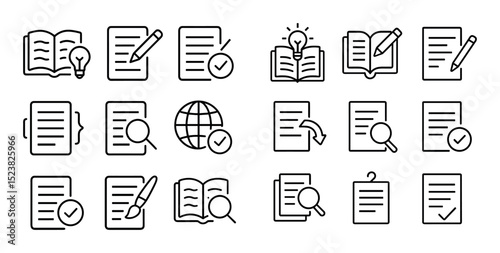 Editorial Stages Icons