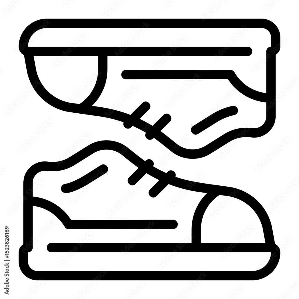 sneakers line icon sneakers line icon