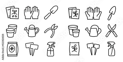 Gardening Tools Icons