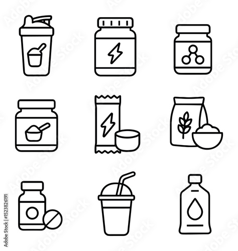 Minimalist Sport Icons