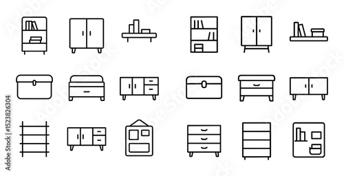 Minimalist Storage Icons
