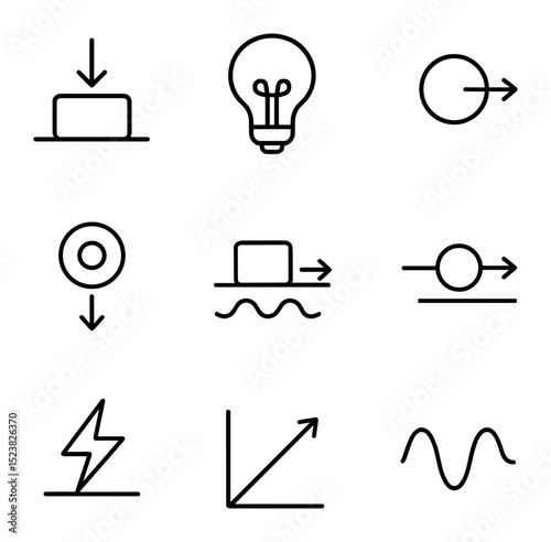 Physics Icon Grid