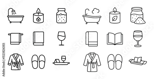 Home Relaxation Icons