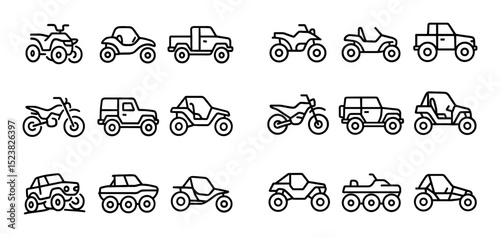 Off-Road Icons Grid