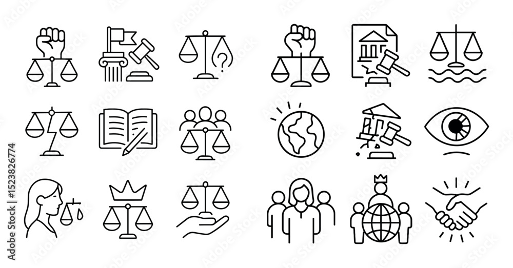 Legal Studies Icons