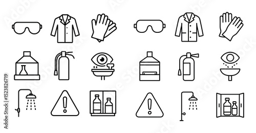 Lab Safety Icons