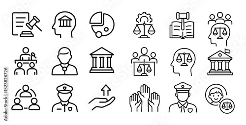 Sociological Jurisprudence Icons