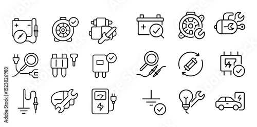 Electrical Service Icons