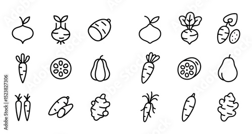 Exotic Produce Icons