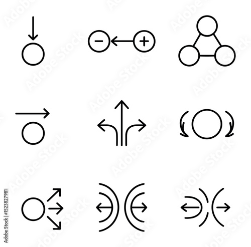 Fundamental Forces Icons
