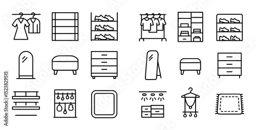 Minimalist Closet Icons