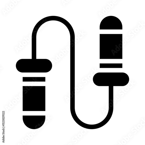jump rope glyph icon
