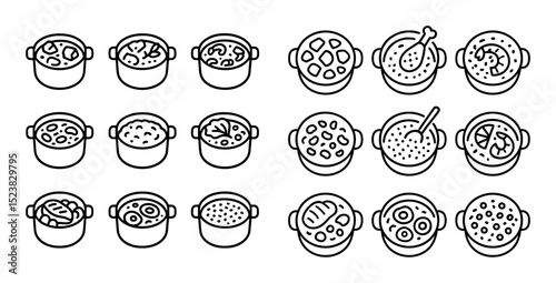 One-Pot Meal Icons