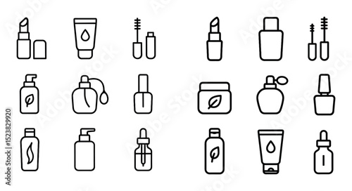Minimalist Beauty Icons