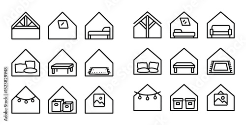 Minimalist Attic Icons
