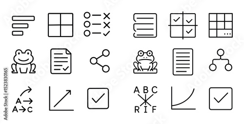 Minimalist Prioritization Icons