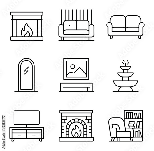 Minimalist Home Icons
