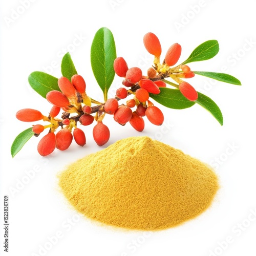 Red Sea Buckthorn Berries and Powder