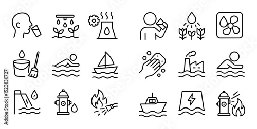 Water Use Symbols
