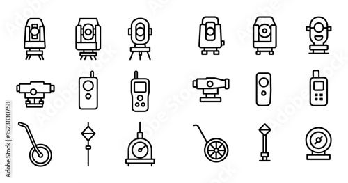 Surveying Tools Icons